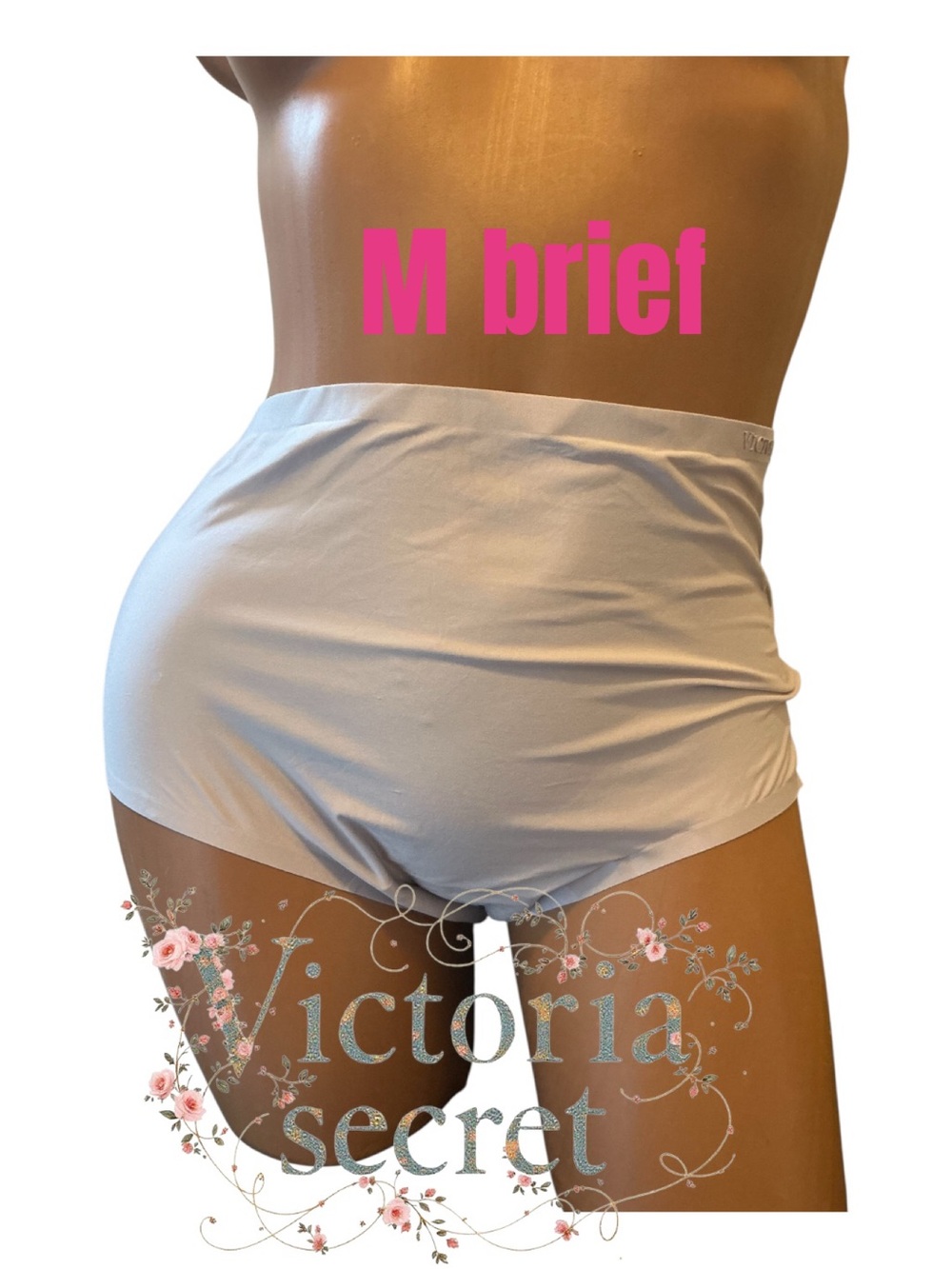 Victoria's Secret White High-Waist Brief Panty